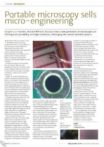  Portable Field Microscopy - Great article in Micro Matters iolight article dec 2016